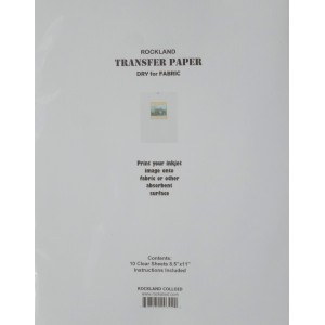 Inkjet Transfer Paper, dry iron-on